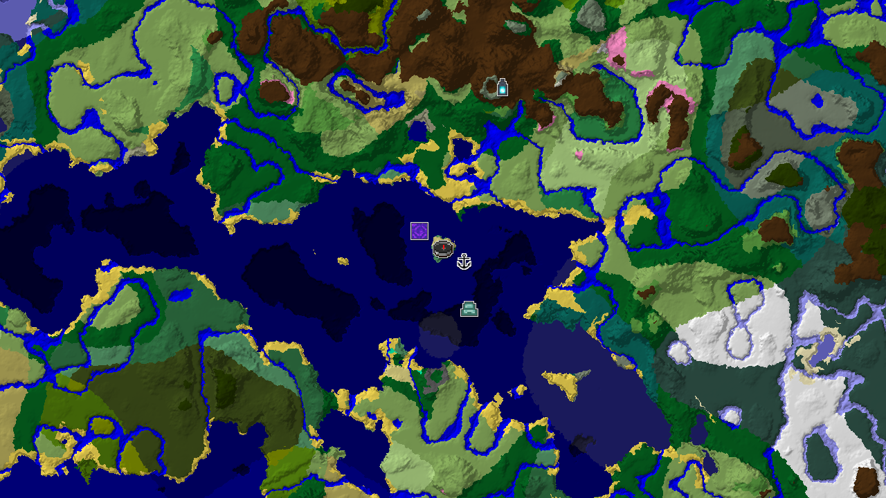 Ancient City Near Spawn in a Mixed Forest World