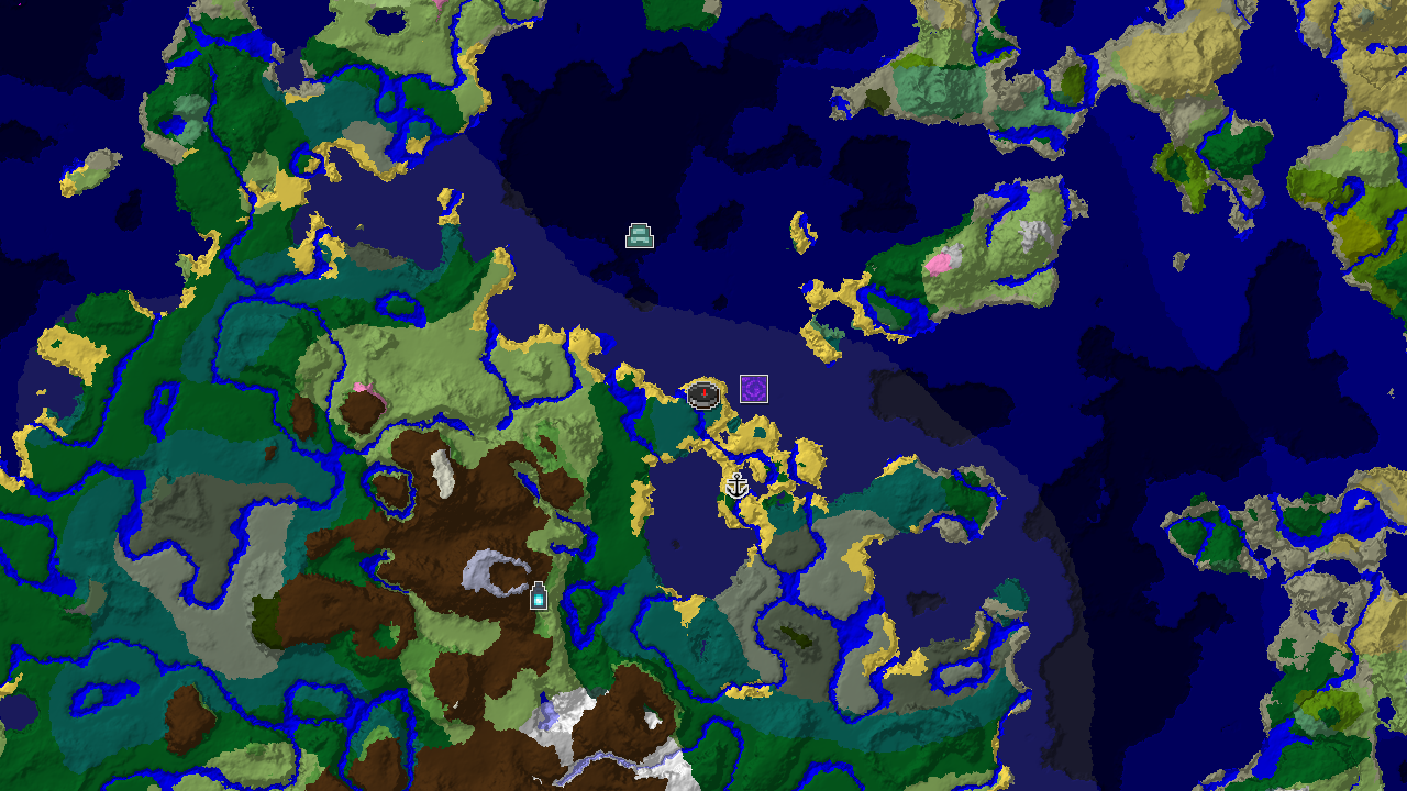 Ancient City Near Spawn in a Taiga and Ocean World
