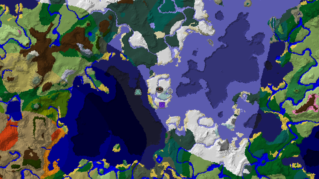 Ice Spikes and Frozen Oceans Near Spawn
