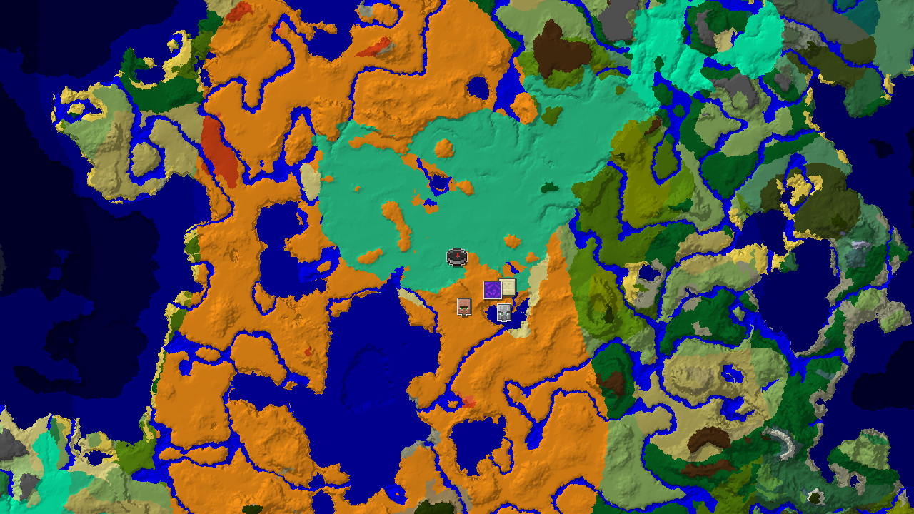 Mangrove Swamp Spawn with Desert Structures Nearby