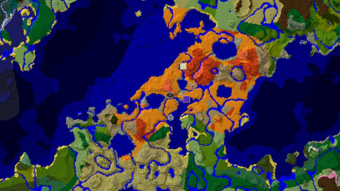 Eroded Badlands Spawn with Desert and Ocean Vistas