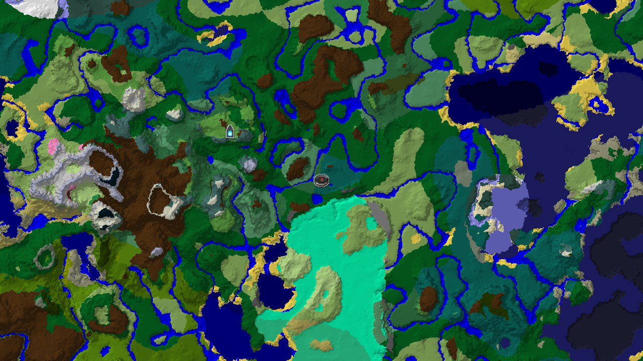Ancient City Near Spawn in a Varied Forest World