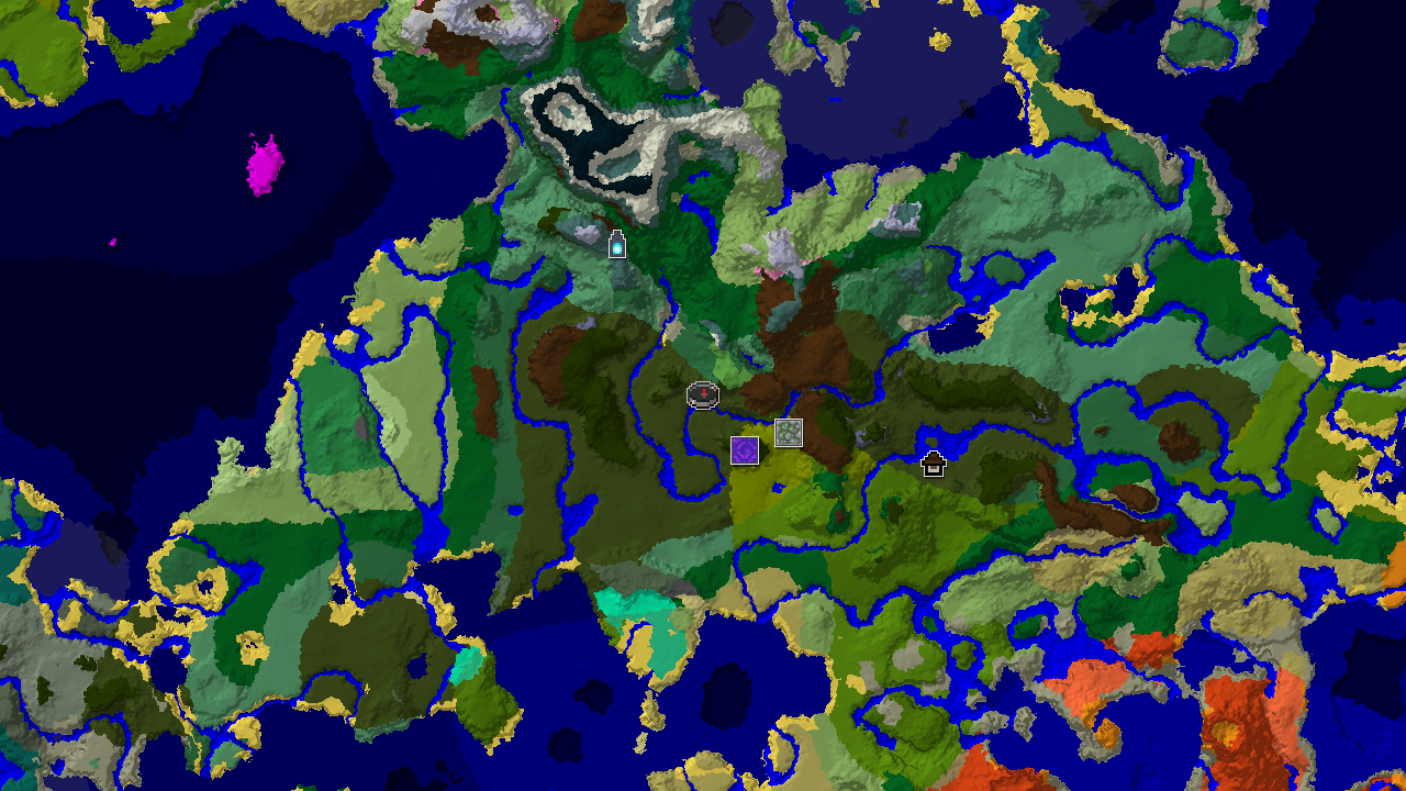 Dark Forest Spawn with a Nearby Ancient City