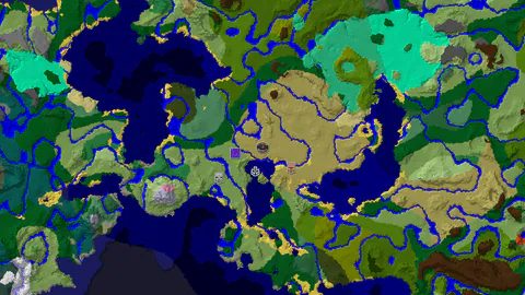 Coastal Savanna Spawn with Nearby Ruined Portal