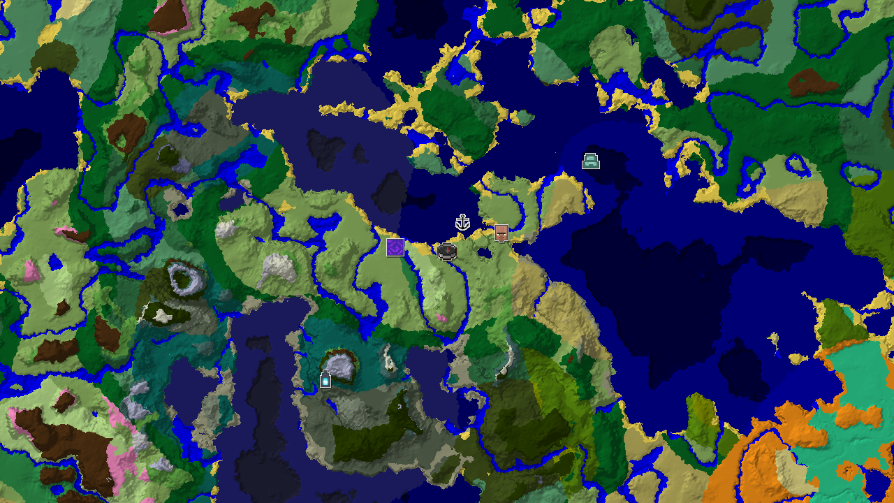 Flower Forest and Shipwreck Near Plains Spawn