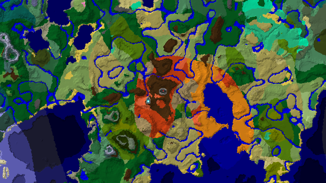 Badlands Spawn With Nearby Ancient City and Diverse Biomes