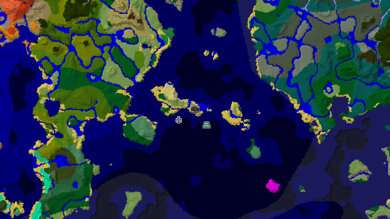 Ocean Monument and Shipwreck Near Plains Spawn