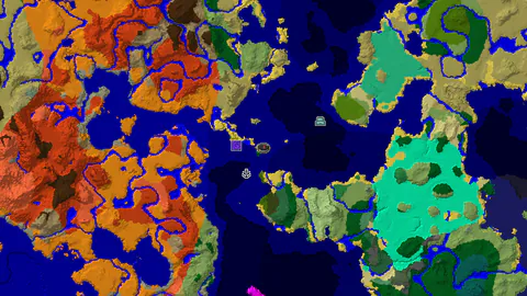 Savanna Spawn with a Nearby Ocean Monument