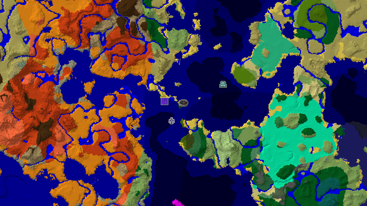 Savanna Spawn with a Nearby Ocean Monument
