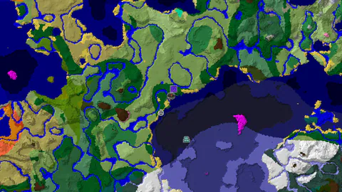 Spawn in Old Growth Birch, Nearby Ruined Portal