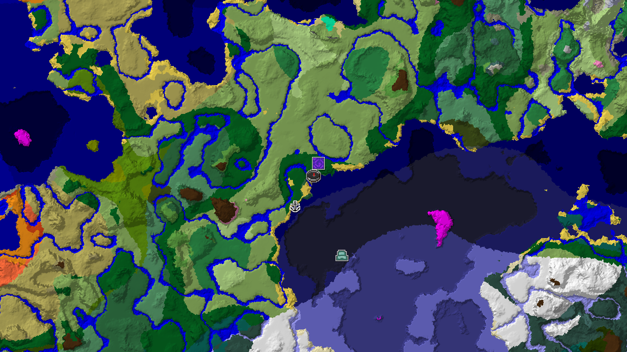 Spawn in Old Growth Birch, Nearby Ruined Portal