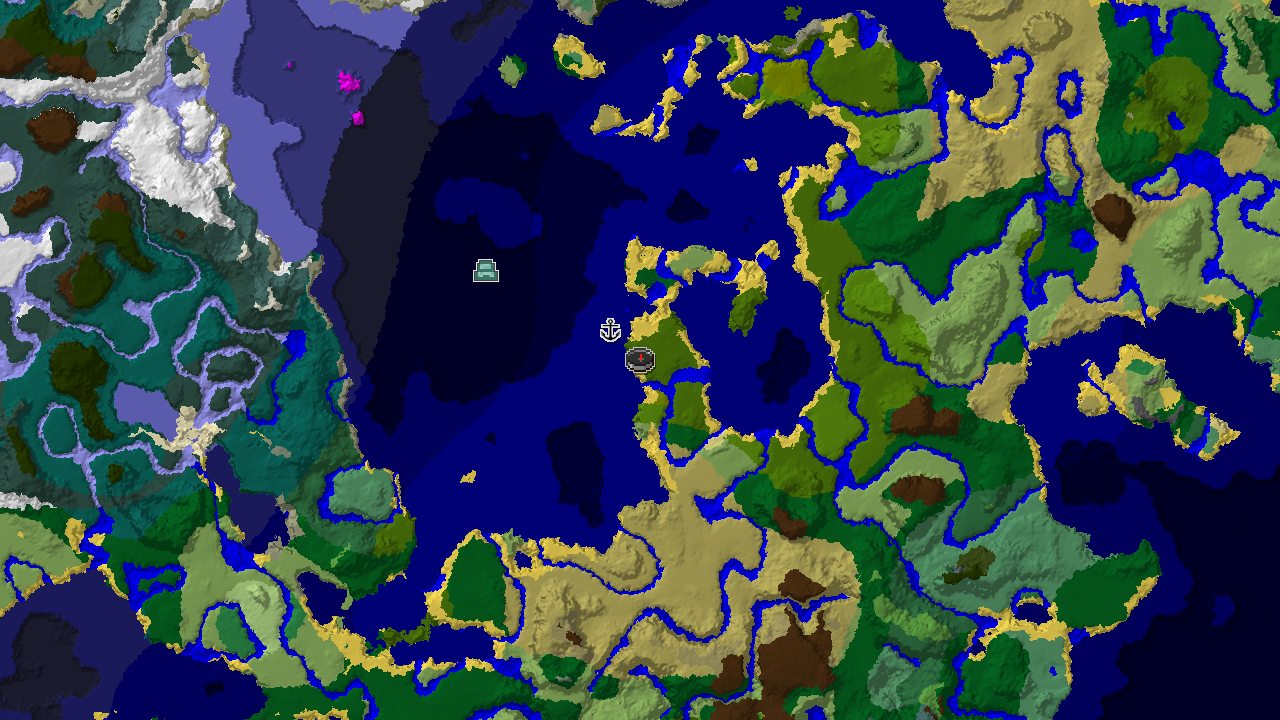 Jungle Spawn with Nearby Shipwreck and Ocean Monument