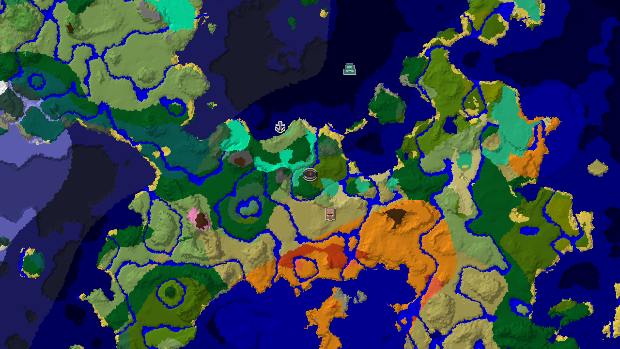 Jungle Spawn with Nearby Mangrove Swamp and Desert