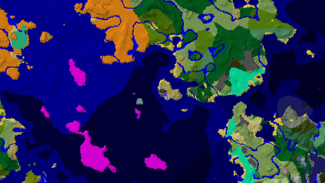 Ocean Monument Near Spawn in a Warm Coastal World