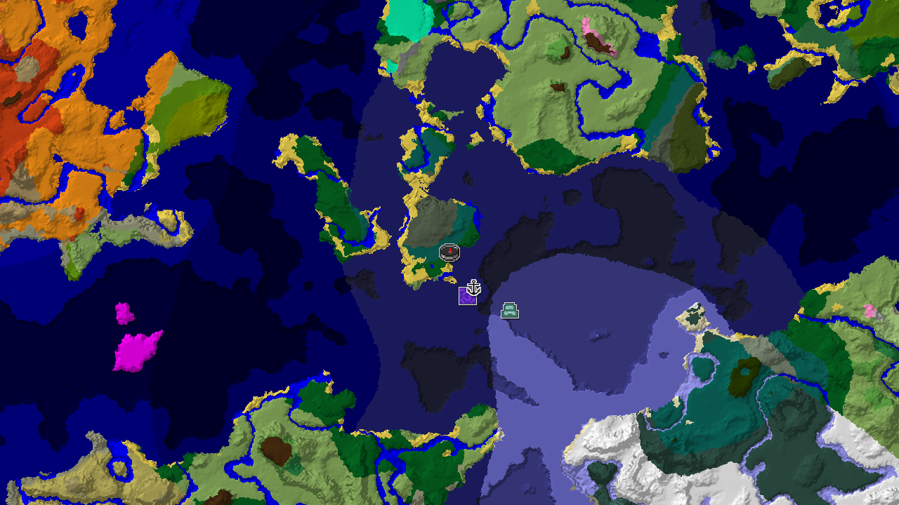 Ocean Monument and Shipwreck Near Forest Spawn