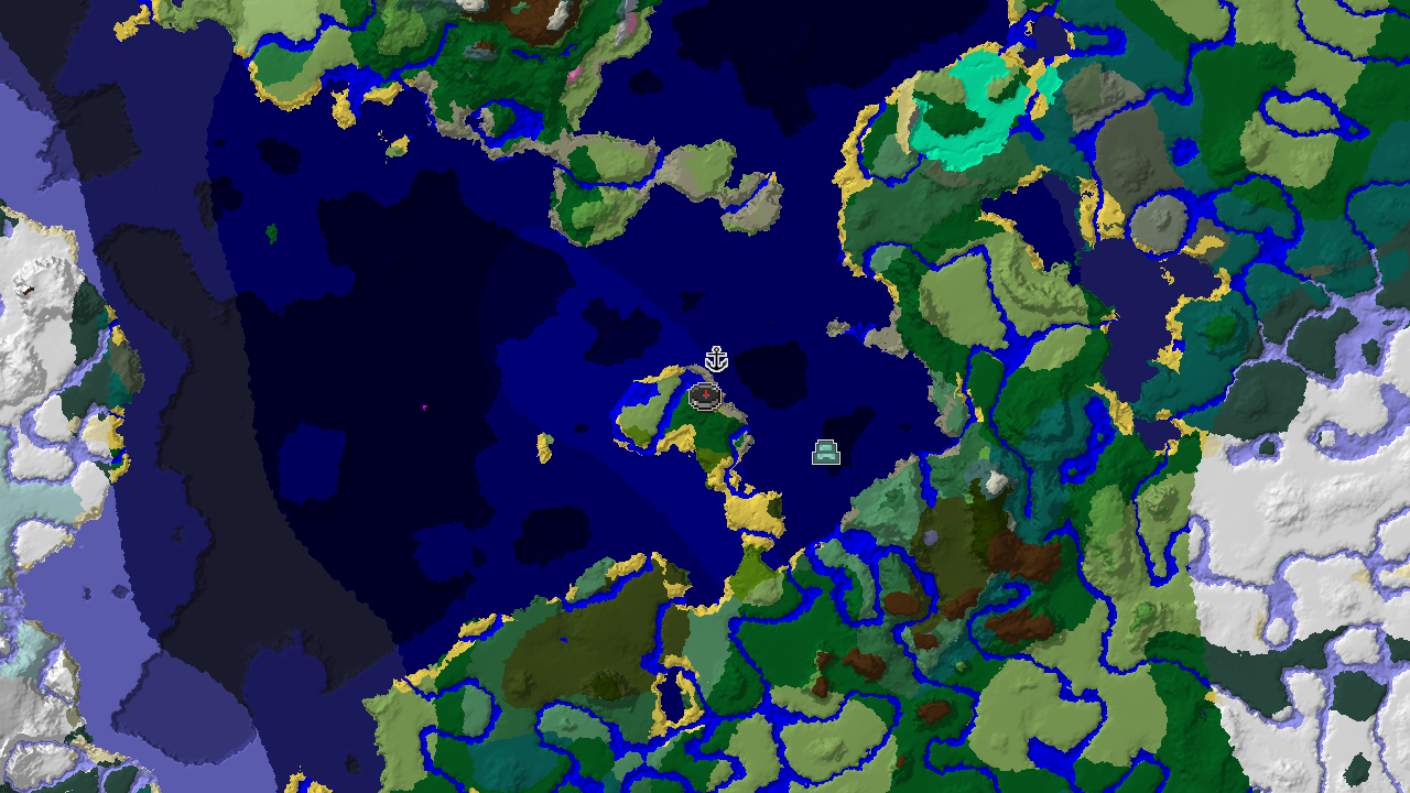 Savanna Spawn with a Nearby Ocean Monument