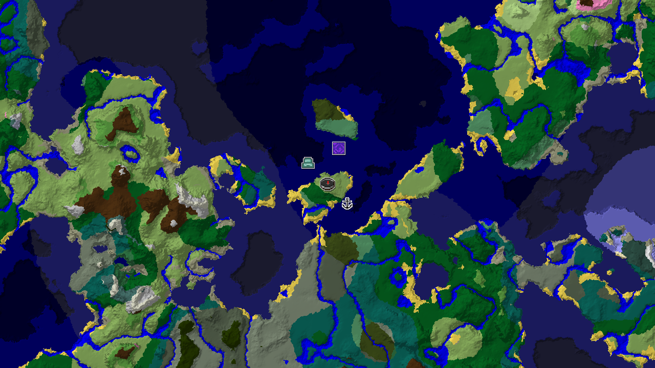 Ocean Monument, Shipwreck, and Portal Near Spawn