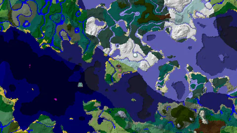 Ice Spikes and Villages Near Spawn