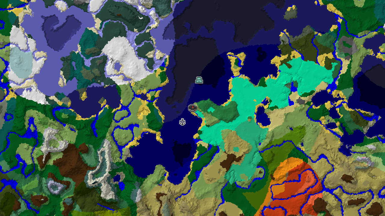 Swamp Spawn with Nearby Flower Forest and Ocean Views