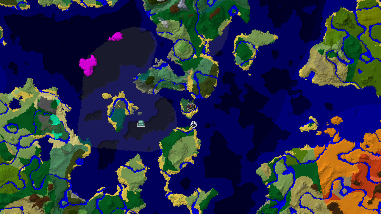 Ocean Monument and Shipwreck Near Birch Forest Spawn