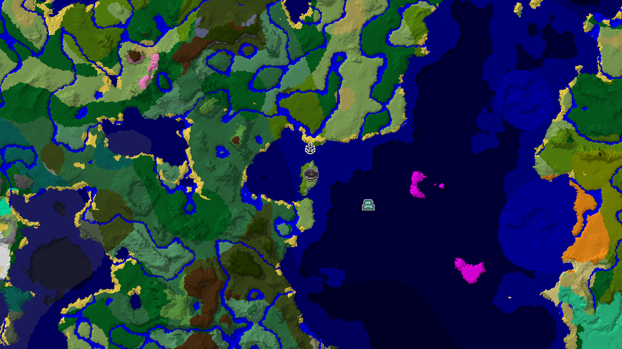 Ocean Monument and Shipwreck Near Plains Spawn
