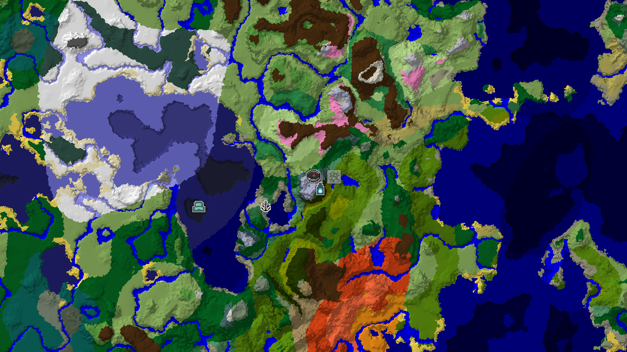 Frozen Peaks Spawn with Nearby Ancient City and Jungle