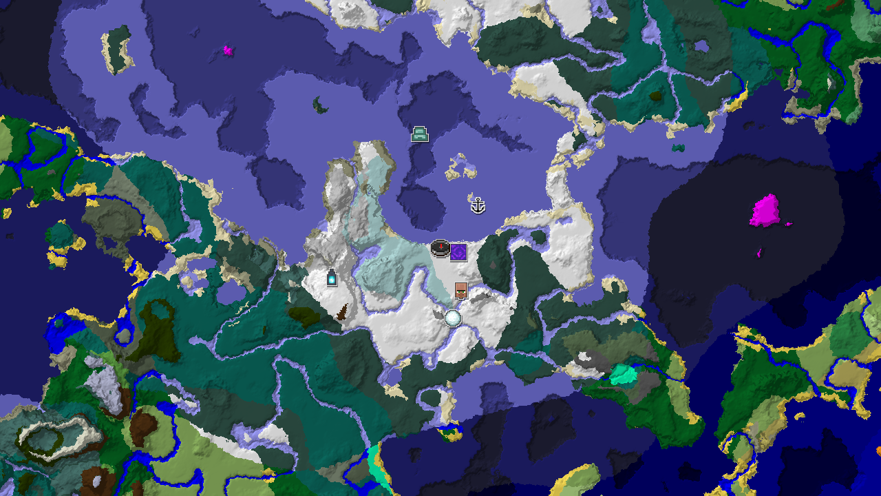 Frozen Ocean and Ice Spikes Near an Ancient City