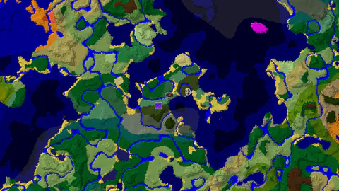 Coastal Forest Start with Nearby Ocean and Structures