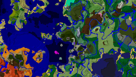 Dark Forest Spawn With A Close Ancient City