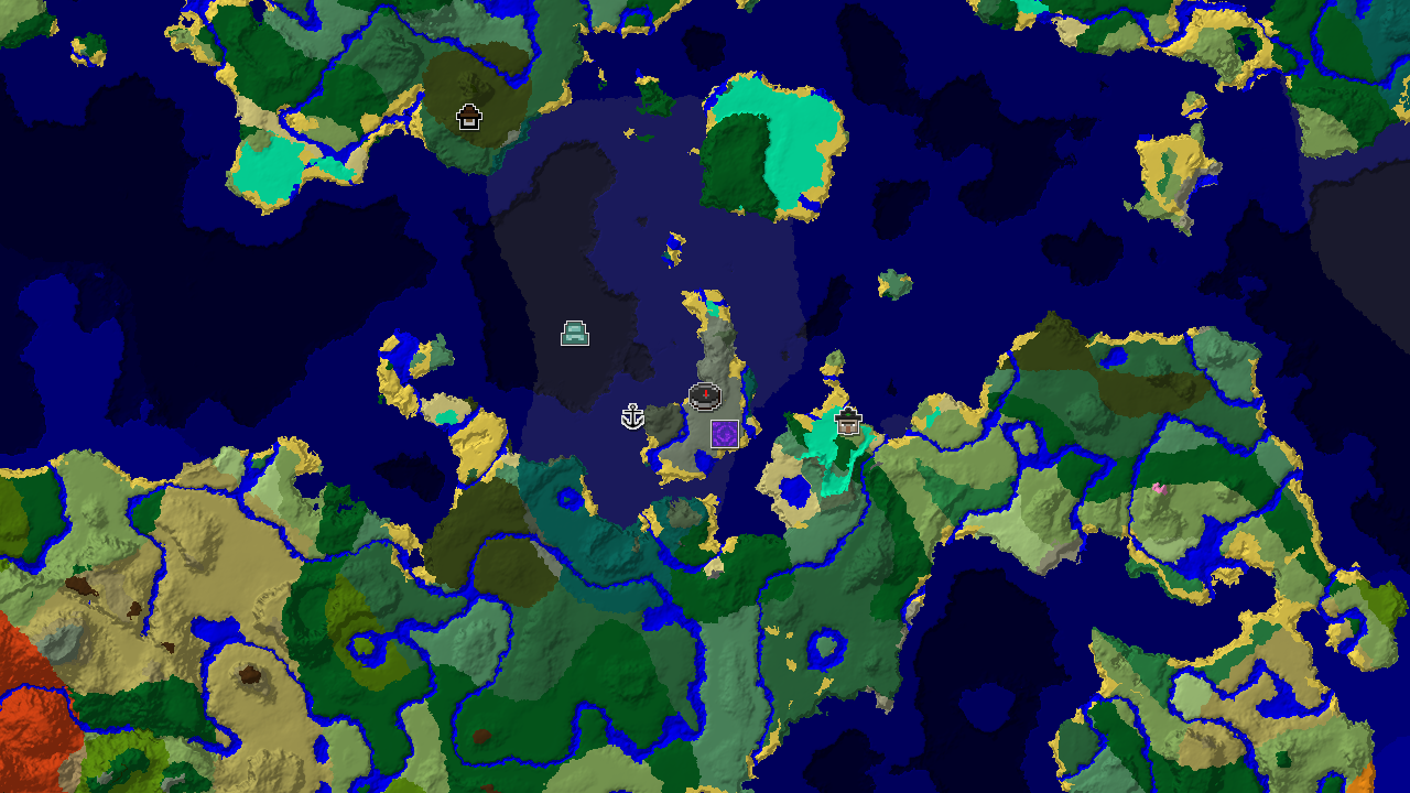 Woodland Mansion Near Spawn Amidst Cold Ocean and Taiga