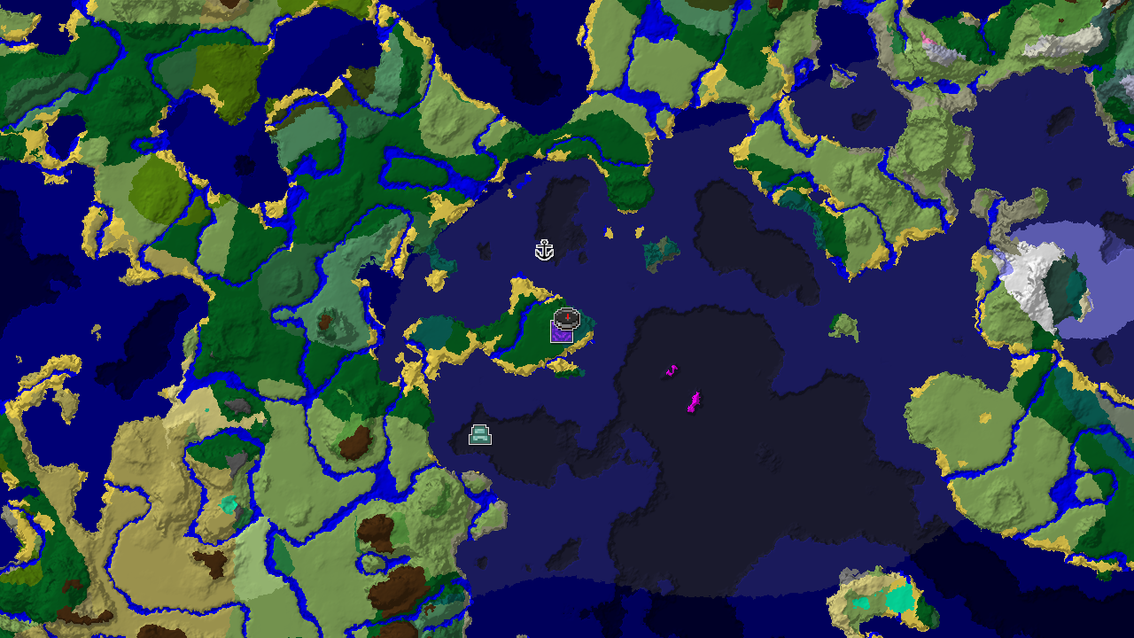 Spawn in a Taiga with a Close Ocean Monument