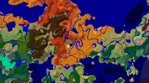 Spawn in a Desert with Eroded Badlands Nearby