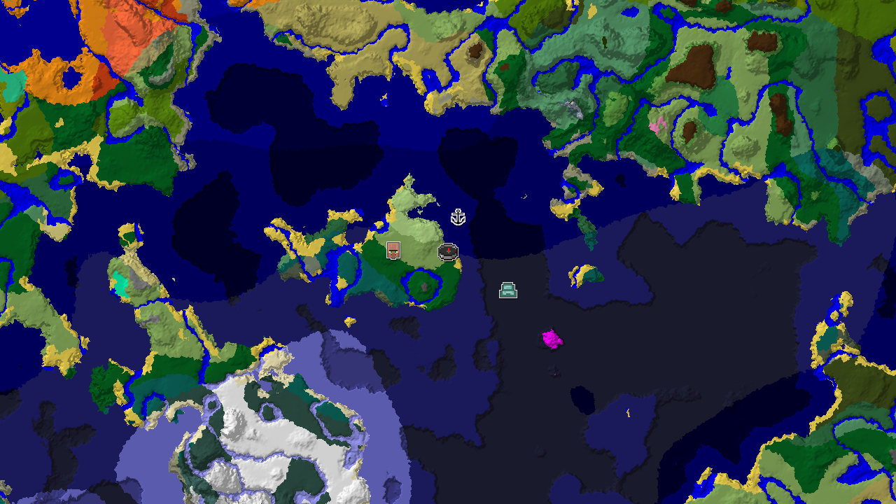 Waterside Village and Ocean Delights Near Spawn