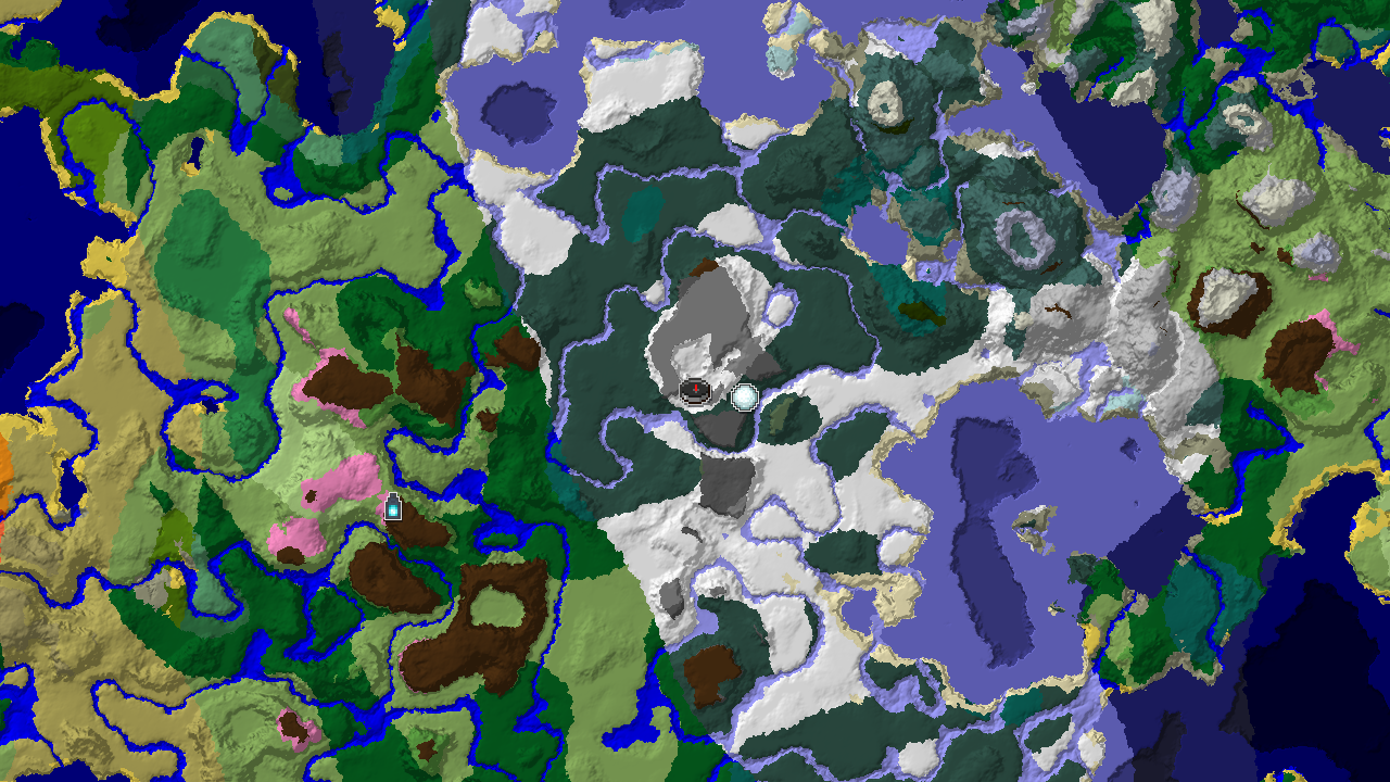 Snowy Plains Start with Nearby Ancient City Access