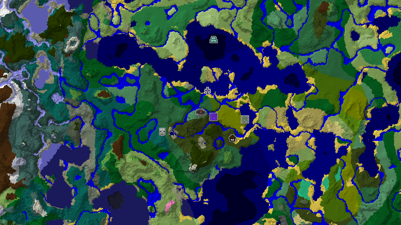 Woodland Mansion and Jungle Biomes Near Spawn