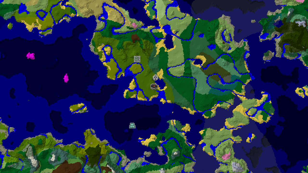 Jungle Spawn with Bamboo and a Nearby Shipwreck