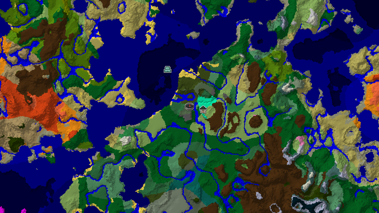 Windswept Forest Spawn with Nearby Witch Hut and Monument