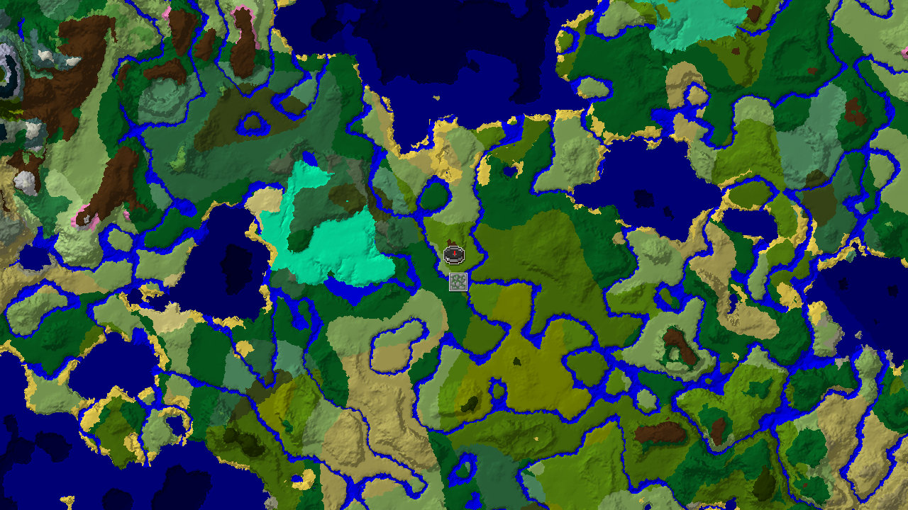 Jungle Temple Start in a Lush, Diverse Biome Mix