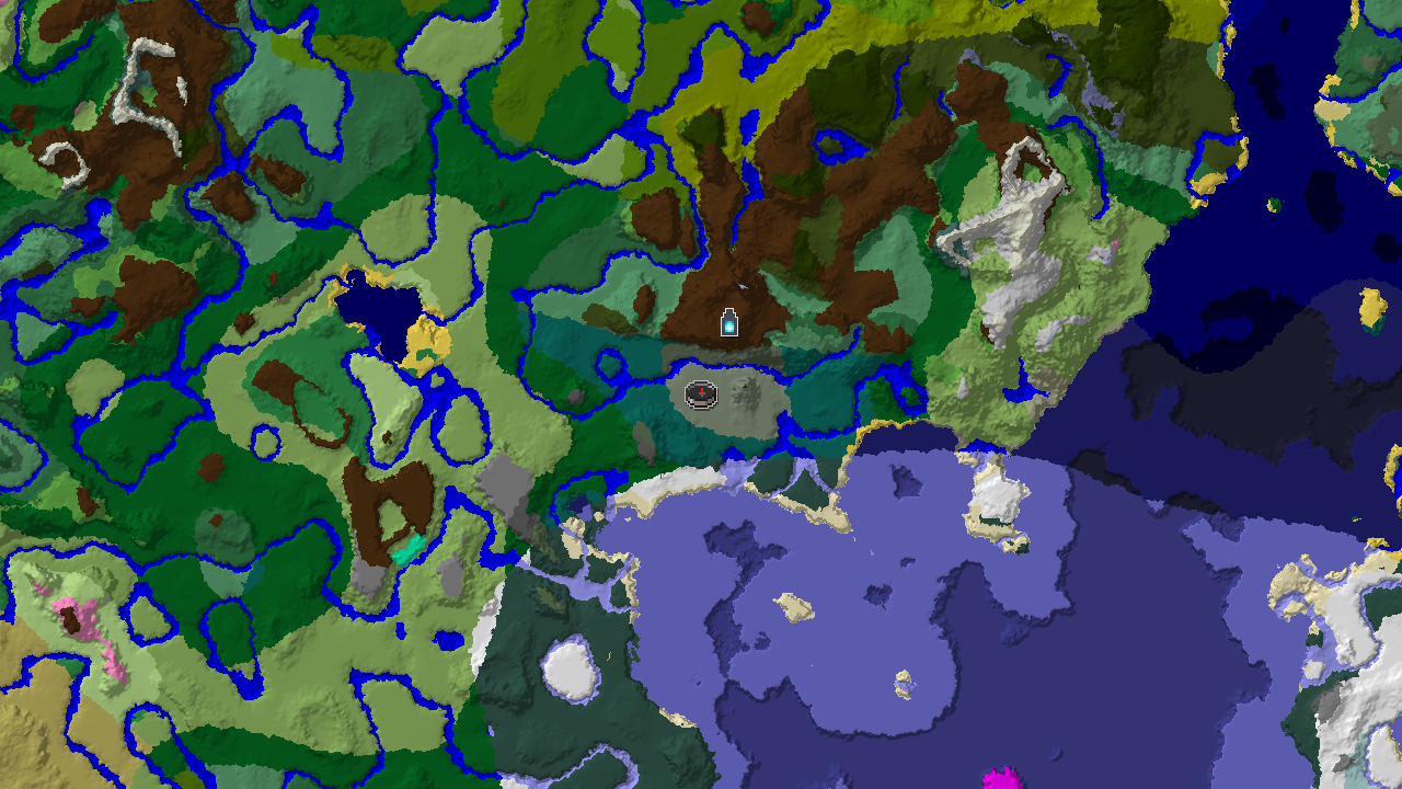 Spawn Near an Ancient City in a Diverse Taiga World