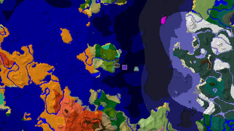 Spawn in a Dark Forest with an Ocean Monument Nearby
