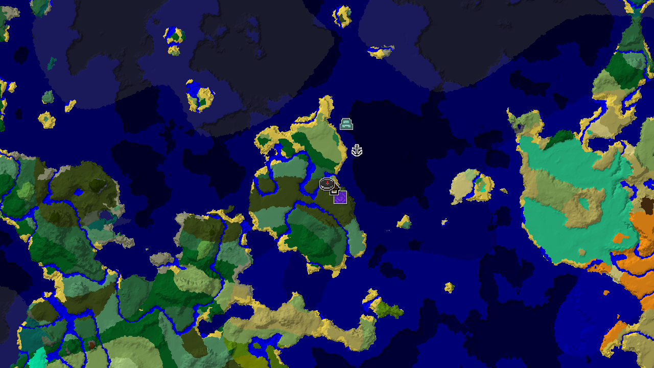 Woodland Mansion at Spawn in a Dark Forest Biome
