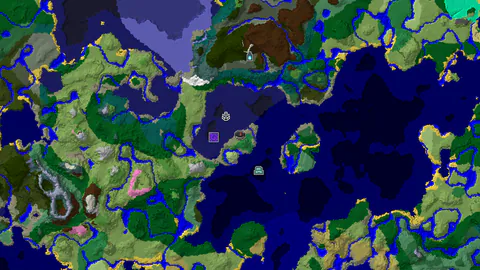 Spawn Near a Flower Forest and Shipwreck