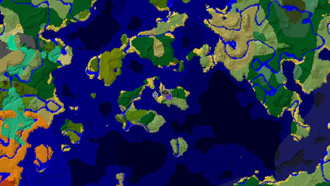 Village and Shipwreck at Spawn with Diverse Biomes