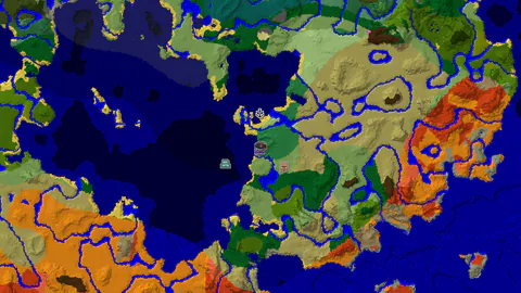 Flower Forest Spawn with Nearby Jungle and Savanna