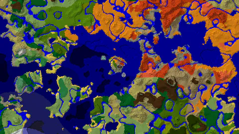 Spawn in Badlands Beside a Warm Ocean and Jungle