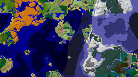 Spawn Near a Flower Forest with Ruined Portal and Shipwreck