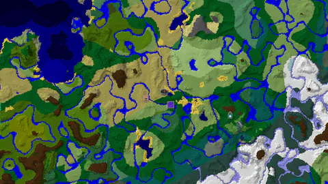Savanna Spawn with a Nearby Ancient City