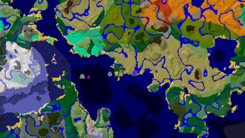 Savanna Start with a Nearby Ocean Monument