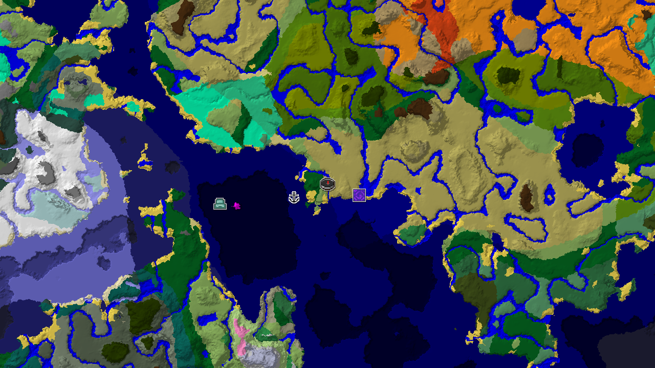 Savanna Start with a Nearby Ocean Monument