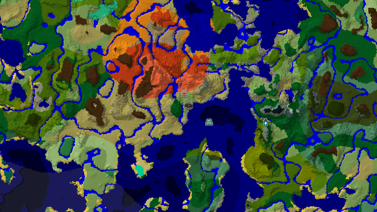 Spawn Near a Village and Rare Eroded Badlands
